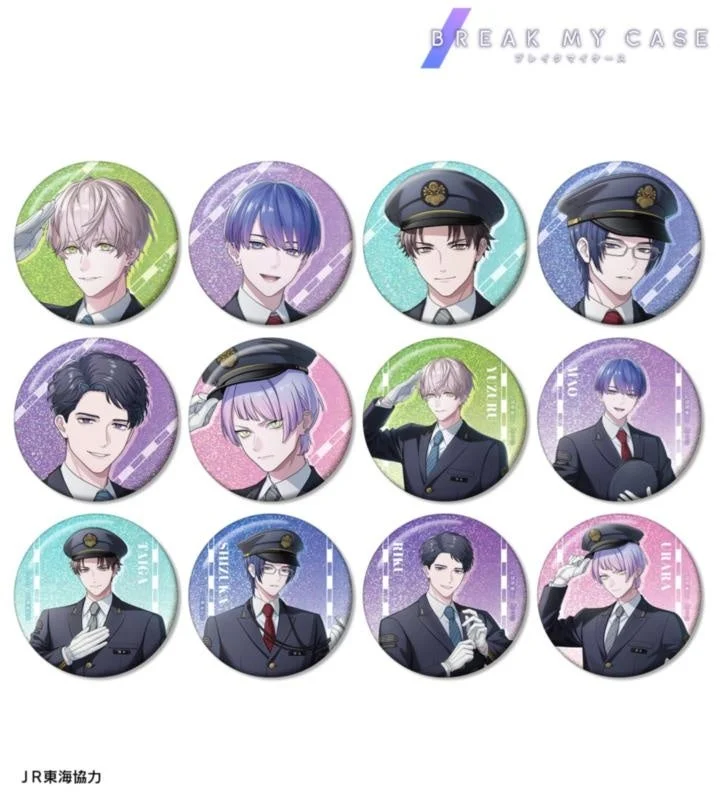描き下ろし 駅員ver. トレーディングホログラム缶バッジ