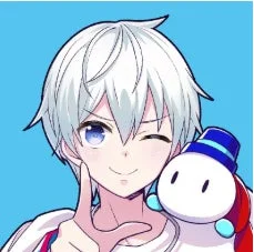 笑顔でウィンクするおらふくんのイラスト