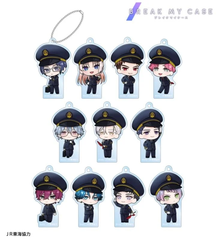 トレーディング ちびキャラ 駅員ver. アクリルキーホルダー B