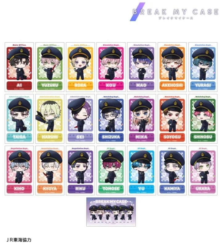 トレーディング ちびキャラ 駅員ver. イラストカード2枚セット