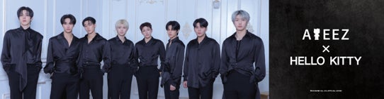 「HELLO KITTY “BLACK SERIES”」初のK-POPコラボはATEEZ！10月16日（金） 表参道に期間限定POP-UP STOREが登場