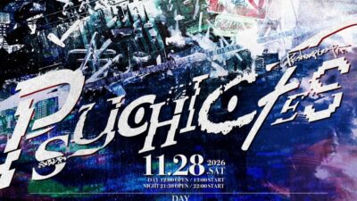 PK shampoo、11月28日大阪心斎橋開催『PSYCHIC FES 2026』DAY / NIGHT出演アーティスト公開！さらに第4弾出演アーティスト6組を発表！