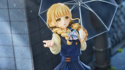 『学園アイドルマスター』より、「藤田ことね」が『雨上がりのアイリス』の特訓前姿でフィギュア化。あみあみにて予約受付中。