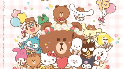 LINE FRIENDS 15周年記念！サンリオキャラクターズとのコラボレーションデザインを初公開！来年1月にコラボアイテムや渋谷でのPOP-UPを展開予定。