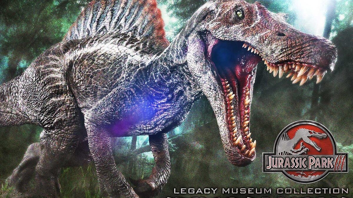 映画『ジュラシック・パークⅢ』より、スピノサウルスを1/6スケールで立体化