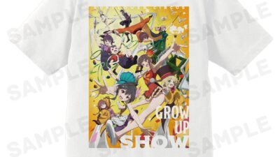 アニメ「グロウアップショウ ～ひまわりのサーカス団～」Tシャツ、キャラクターラバーマット、B2タペストリー、クリアファイルの受注を開始しました！